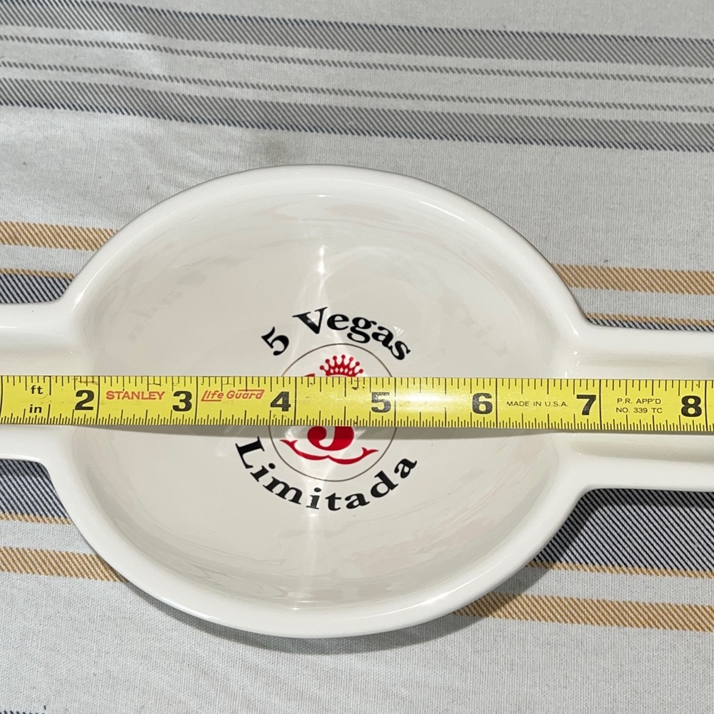 2 Holder 5 Vegas Limitada Ceramic Cigar Ashtray NEW